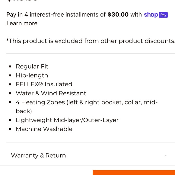 Ororo Women’s Puffer Heated Vest Size Small - Picture 9 of 12